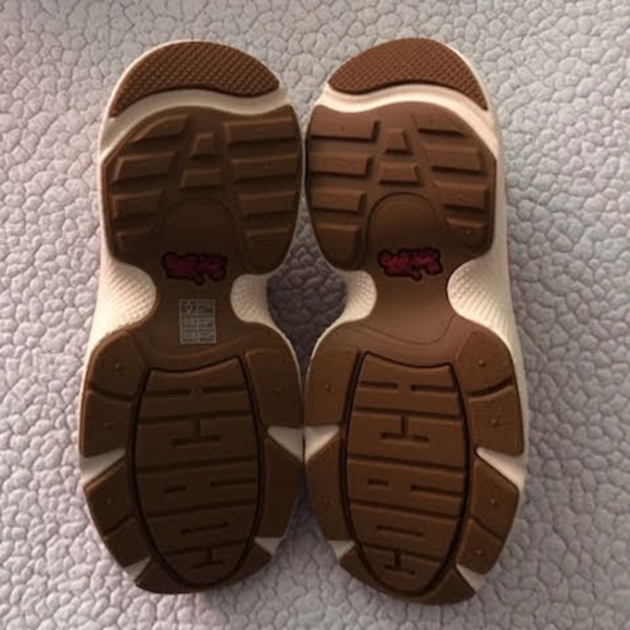 New Coach Sneakers C152 Tech Women Khaki/ Dark Pink Size 5 Youth Sz 3 - Picture 3 of 10